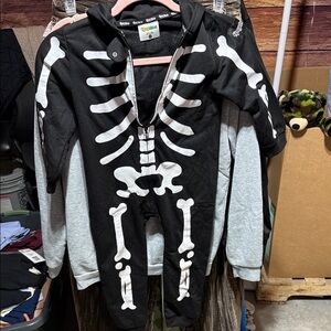 Black Skeleton Onesie Costume tipsy elves skeleton 💀